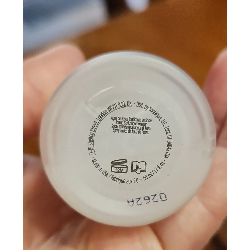 Younique You·ology Rose Water Toning Spritz 50ml NIB Unopened